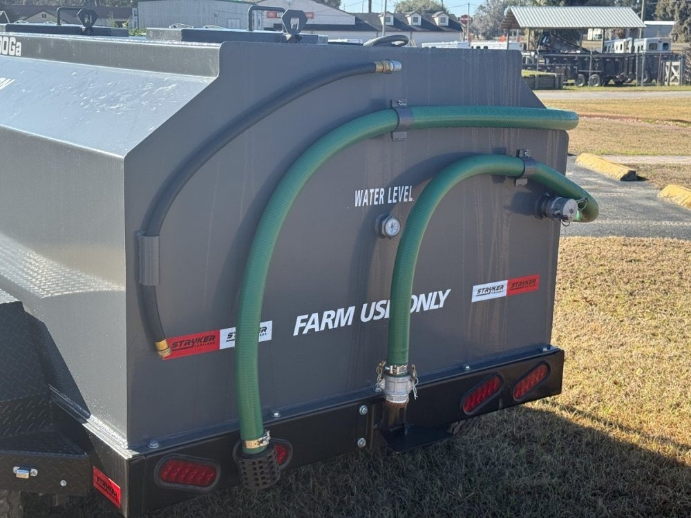 1000 Gallon Water Tank Trailer with Pump and Hose - Water Tank Trailer - TrailerSwap