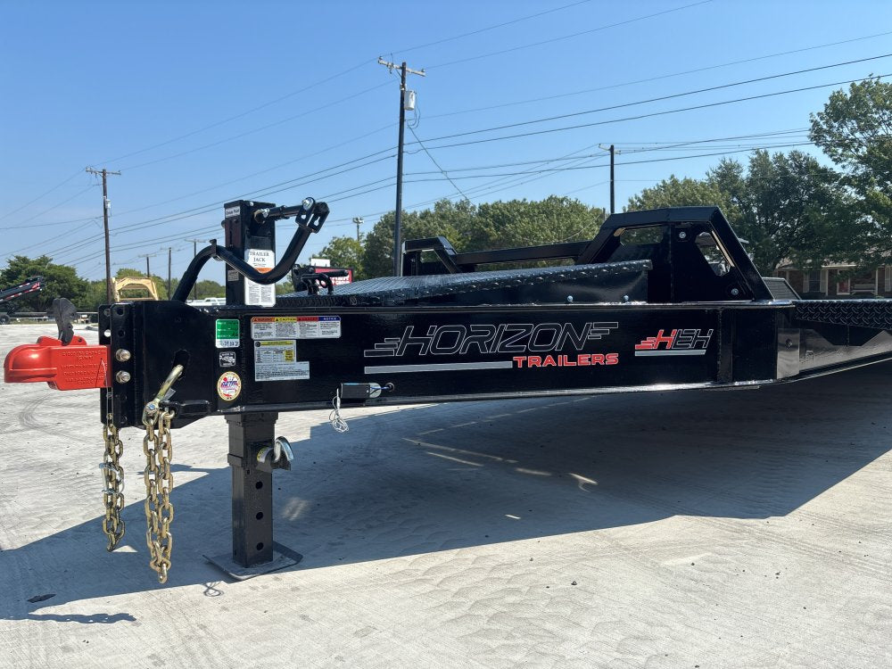 24' HEH Bumper Pull Equipment Trailer (2) 10K Axles, Drive Over Fenders, Slide In Ramps 12515