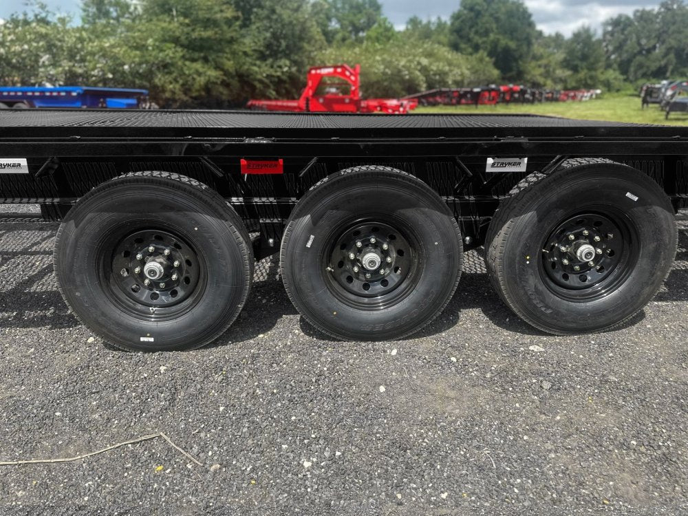 44' Stryker Gooseneck Full Width Mesh Deck Multi Car Hauler (3) 7k Axles - 12k GVWR Derated 3161