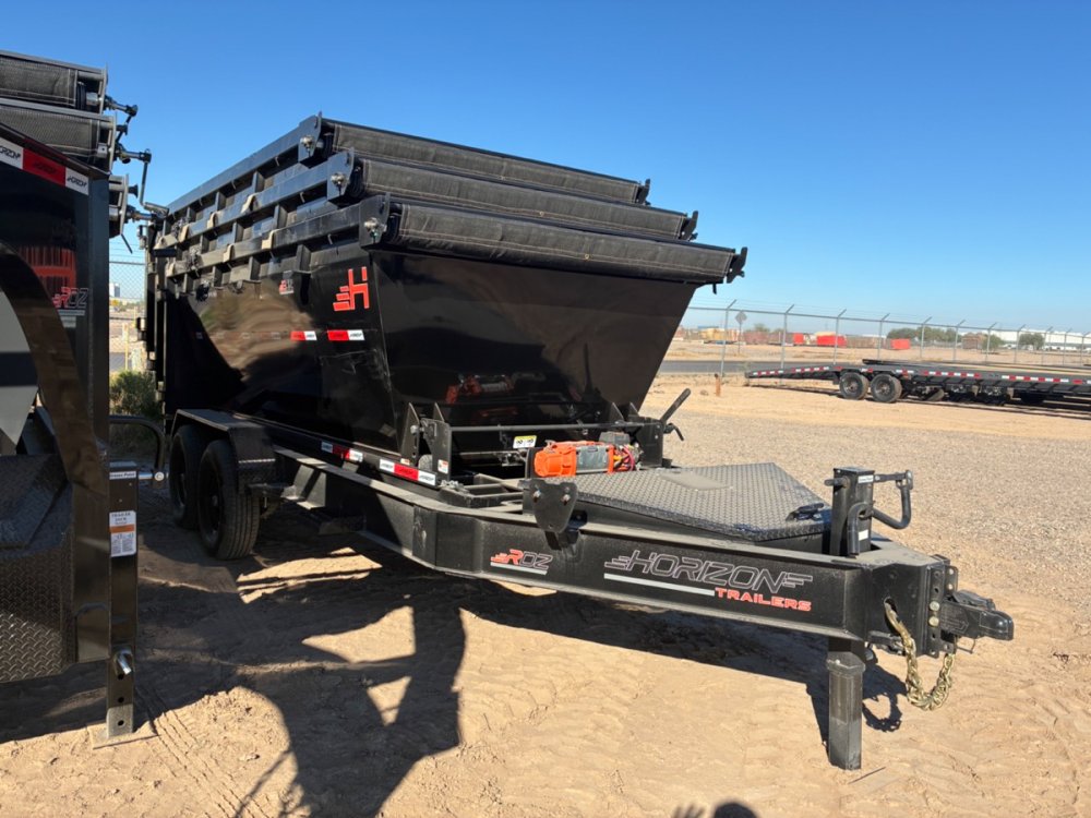Horizon 14' RDZ BP Roll off Bundle (2) 7k Axles + 3 Bins w/ 4' Walls 11930