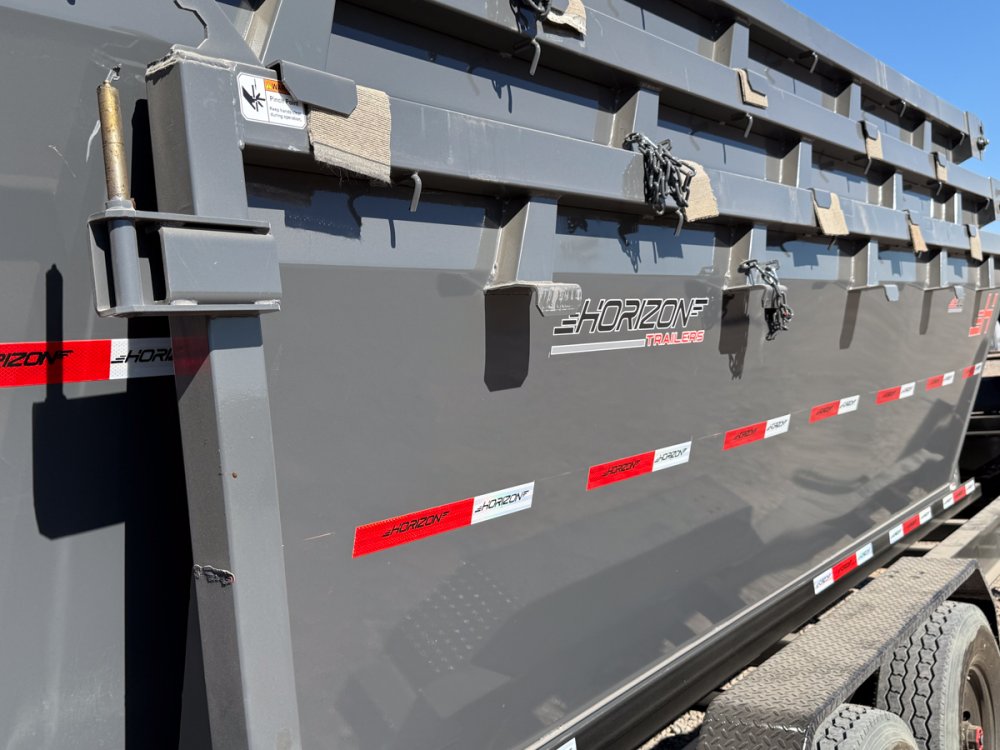 Horizon 16' RDZ GN Roll off Bundle (2) 8k Axles + 3 Bins w/ 4' Walls 13900