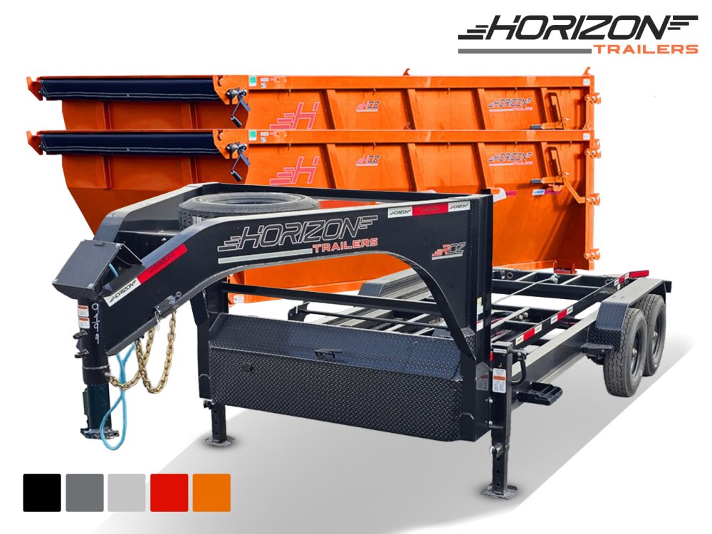 Horizon 14' RDZ GN Roll off Bundle (2) 7k Axles + 2 Bins w/ 4' Walls 4939