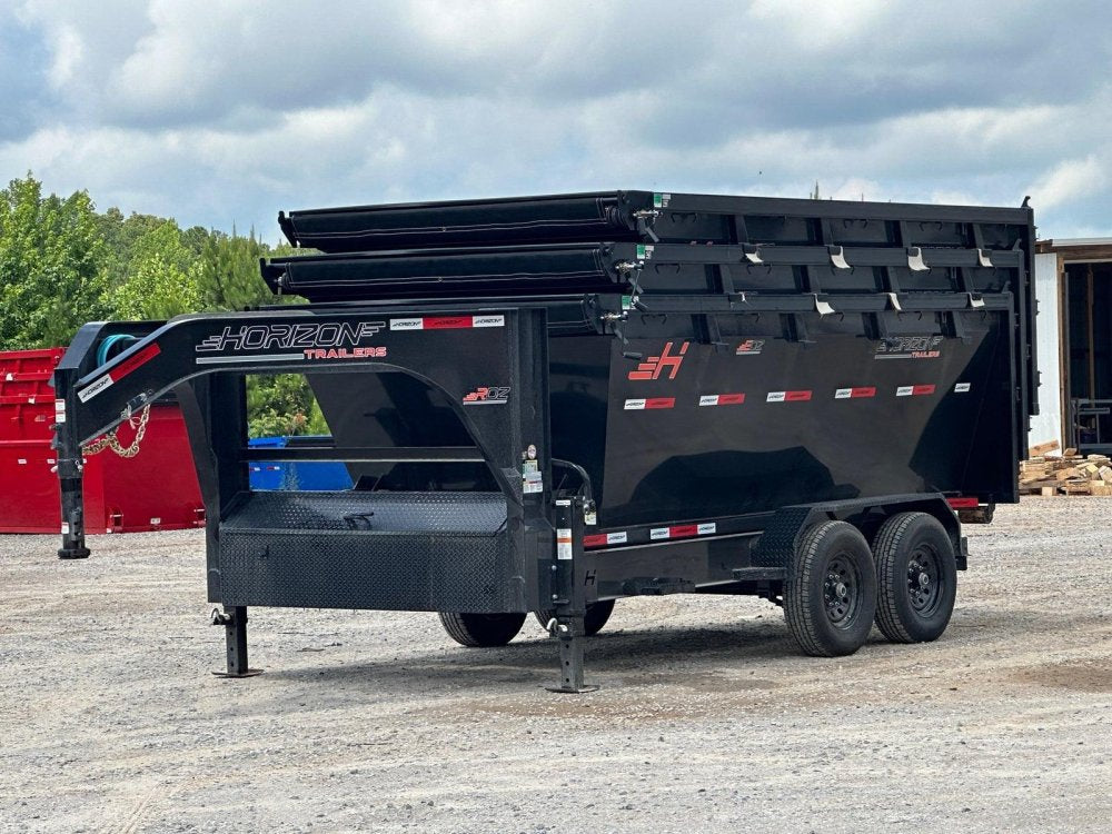 Horizon 14' RDZ GN Roll off Bundle (2) 7k Axles + 3 Bins w/ 4' Walls 4938