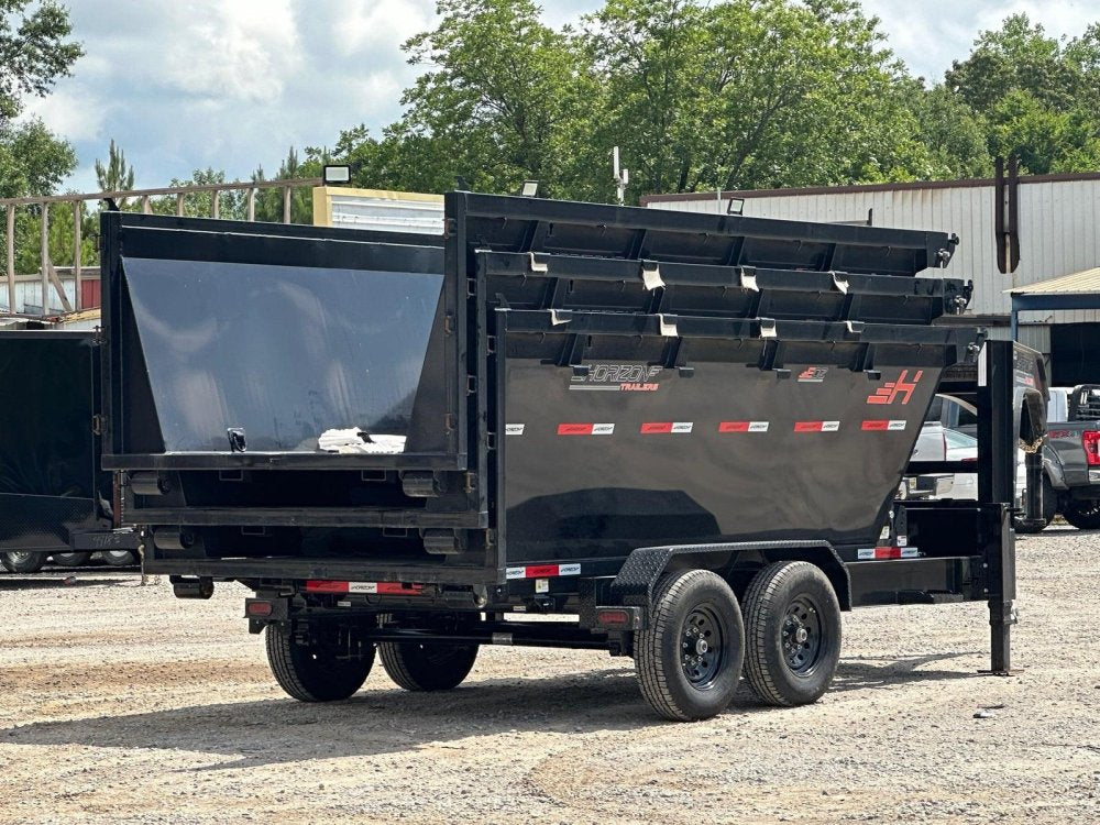 Horizon 14' RDZ GN Roll off Bundle (2) 7k Axles + 3 Bins w/ 4' Walls 4938