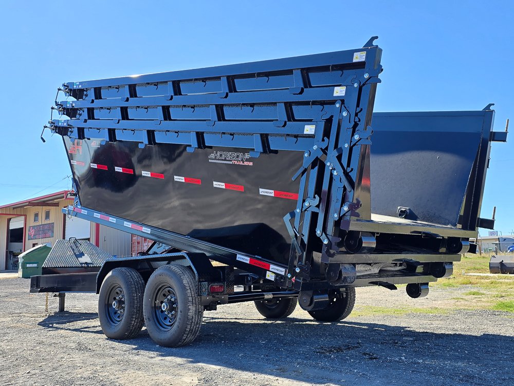 Horizon 14' RDZ BP Roll off Bundle (2) 7k Axles + 3 Bins w/ 4' Walls 1930-A