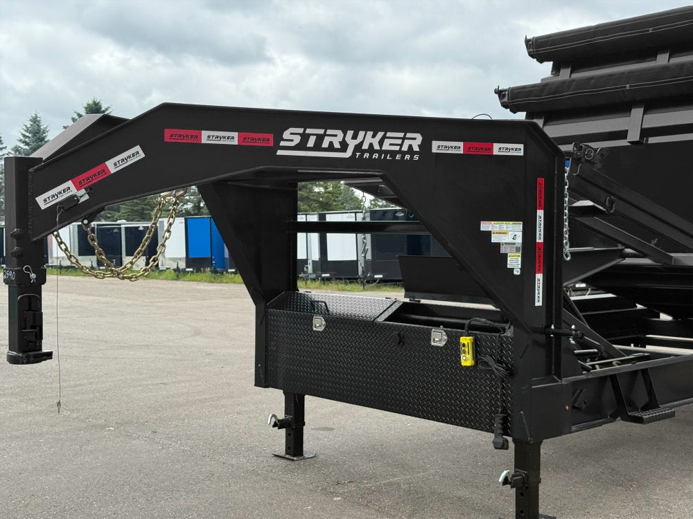 Stryker 16' GN Roll off Bundle (2) 7k Axles + 1 Bin w/ 4' Walls 2581-F