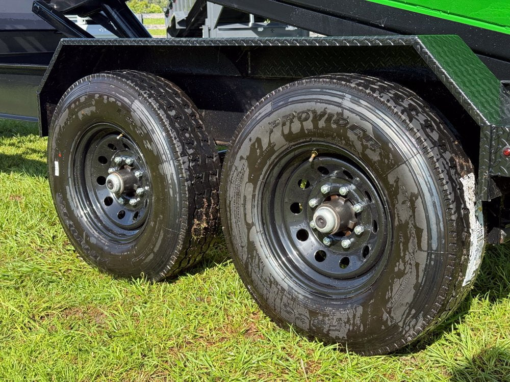 Stryker 16' GN Roll off Bundle (2) 7k Axles + 1 Bin w/ 4' Walls 2581-F