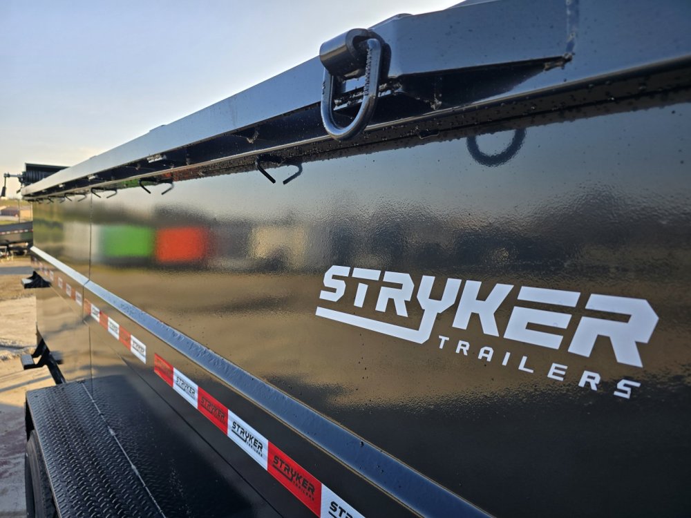 16' Stryker SDT Bumper Pull Dump Trailer 48" Side Walls - (2) 7k Axles 3760
