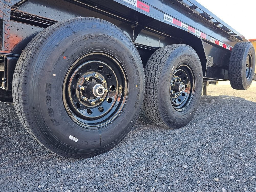 16' Stryker SDT Bumper Pull Dump Trailer 24" Side Walls - (2) 7k Axles 3777