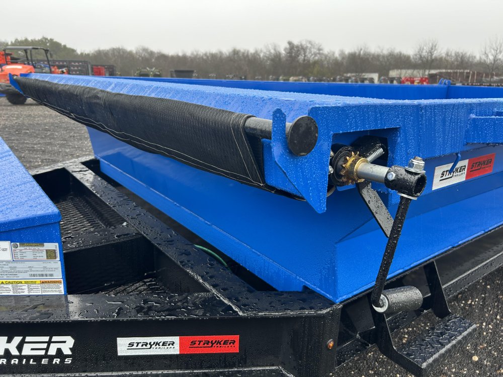16' Stryker EDT Bumper Pull Dump Trailer 20" Side Walls - (2) 7k Axles 3884