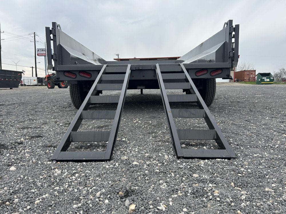 14' Stryker EDT Bumper Pull Dump Trailer 20" Side Walls - (2) 7k Axles 3887