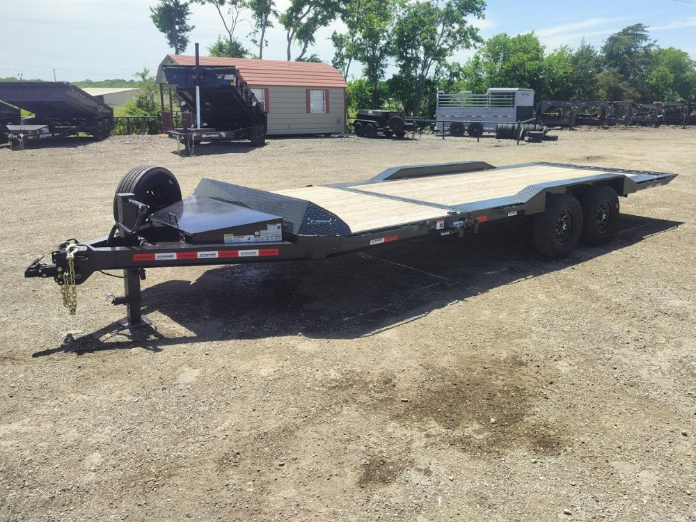 22' Tilt Trailer Drive Over Fenders, 7K Axles 3804