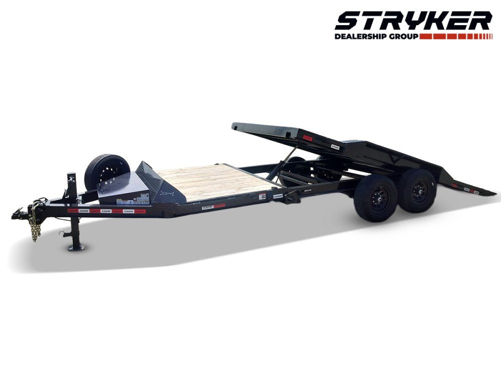 22' Tilt Trailer Drive Over Fenders, 7K Axles 3805