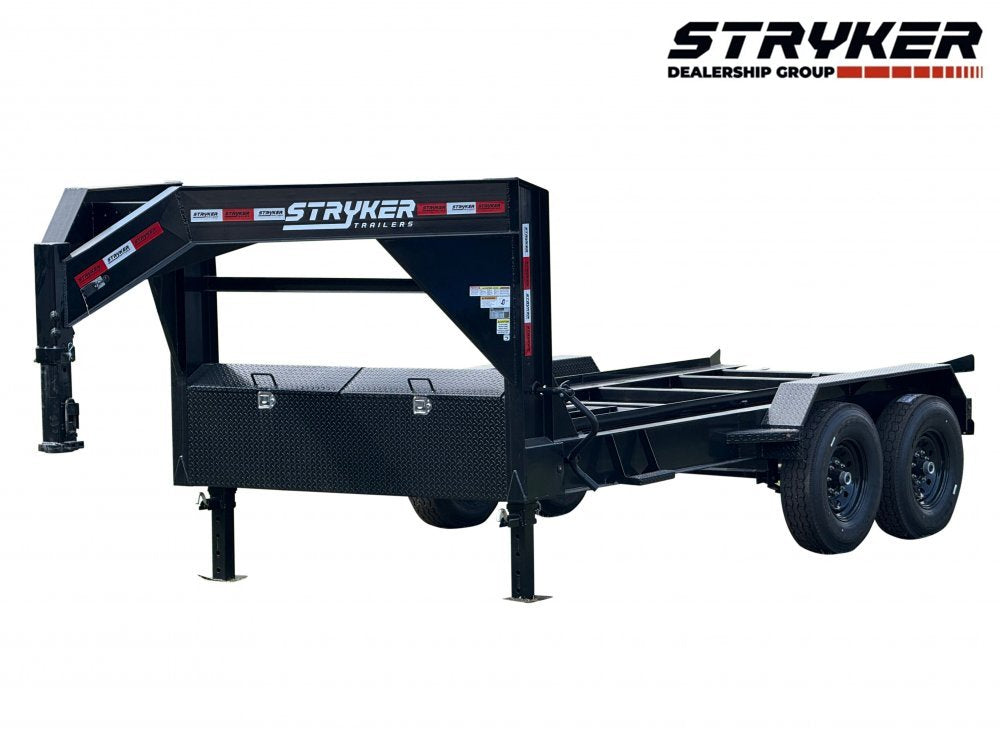 14' Stryker Gooseneck Roll Off Base Trailer - (2) 7K Axles 003957