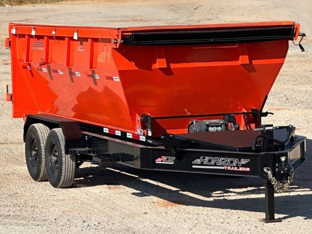 Horizon 16' RDZ BP Roll off Bundle (2) 7k Axles + Bin 4' Walls DZBP16