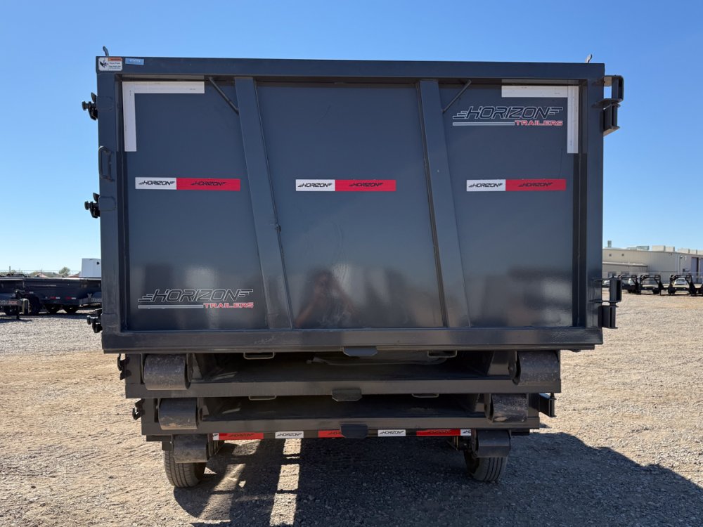 Horizon 16' RDZ BP Roll off Bundle (2) 7k Axles + Bin 4' Walls DZBP16