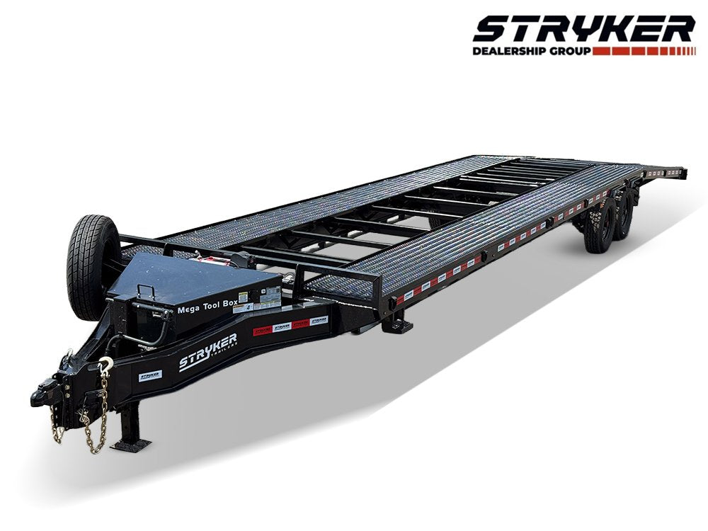 36' Stryker Bumper Pull Mesh Deck Multi Car Hauler - (2) 8k Axles 004169