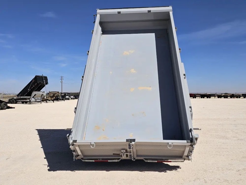 14' Horizon HZ7 Bumper Pull Dump Trailer 24" Side Walls - (2) 7K Axles 15265