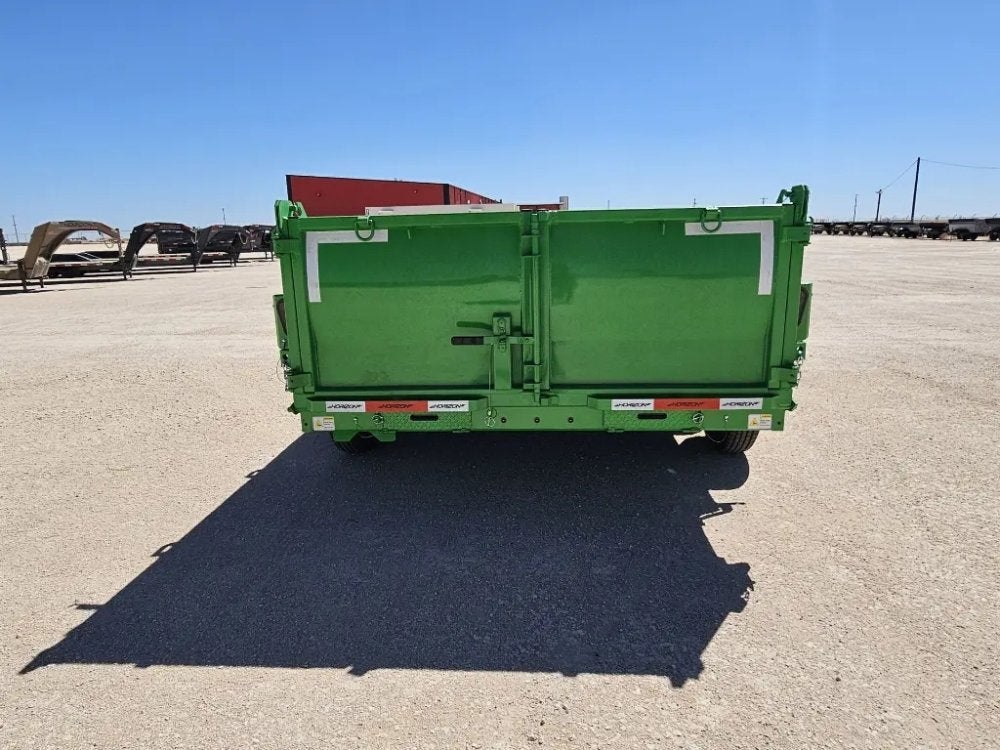 14' Horizon LZ7 Bumper Pull Dump Trailer 30" Side Walls - (2) 7K Axles 15931