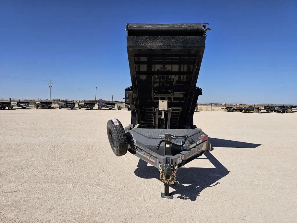 14' Horizon LZ7 Bumper Pull Dump Trailer 30" Side Walls - (2) 7K Axles 15926