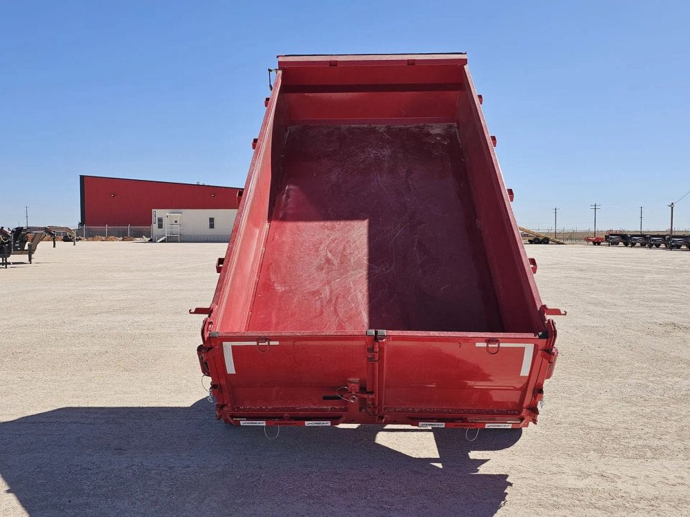 14' Horizon LZ7 Bumper Pull Dump Trailer 30" Side Walls - (2) 7K Axles 15927
