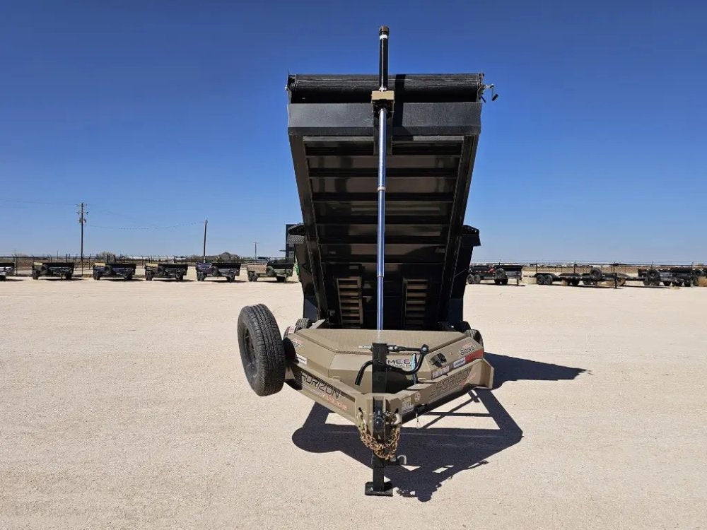 14' Horizon LZ7 Bumper Pull Dump Trailer 30" Side Walls - (2) 7K Axles 15888