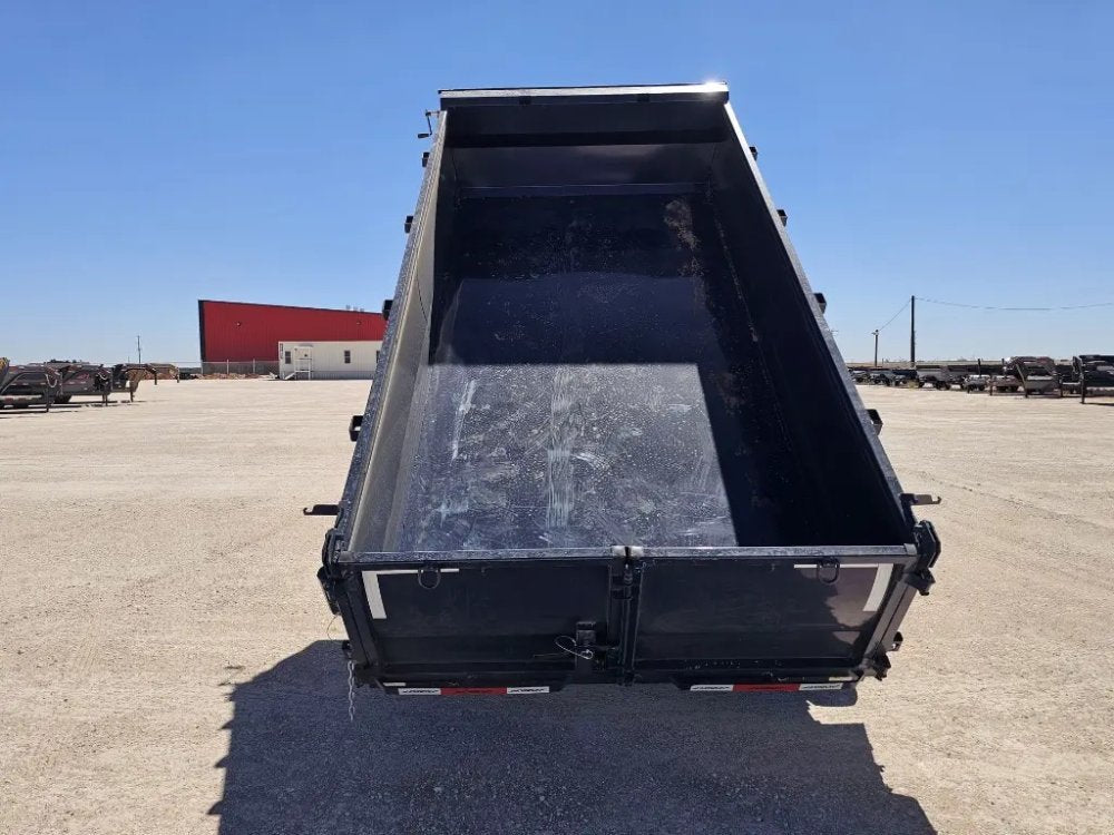 14' Horizon LZ7 Bumper Pull Dump Trailer 30" Side Walls - (2) 7K Axles 15939