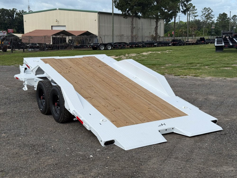 20' Horizon ETZ Bumper Pull Equipment Tilt Trailer Drive Over Fenders - (2) 8K Axles 17567
