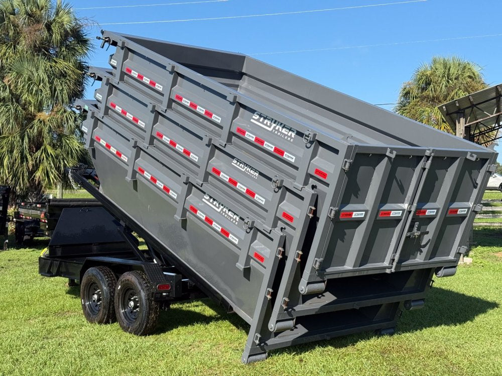 Stryker 14' BP Roll off Bundle (2) 7k Axles + 3 Bins w/ 4' Walls 003957