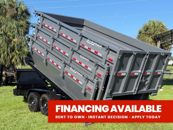Stryker 14' BP Roll off Bundle (2) 7k Axles + 3 Bins w/ 4' Walls 003957