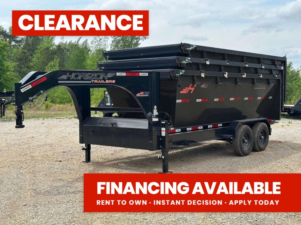Horizon 16' RDZ GN Roll off Bundle (2) 7k Axles + 3 Bins w/ 4' Walls 016368
