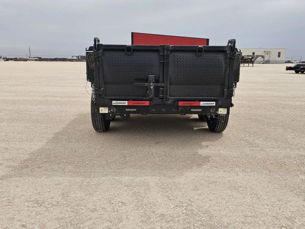 10' Horizon HZ5 Bumper Pull Dump Trailer 24" Side Walls - (2) 3.5K Axles - Bumper Pull Dump - TrailerSwap