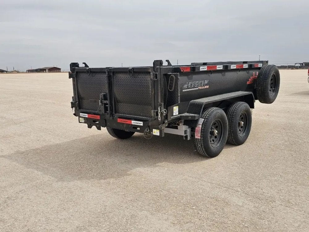 10' Horizon HZ5 Bumper Pull Dump Trailer 24" Side Walls - (2) 3.5K Axles - Bumper Pull Dump - TrailerSwap