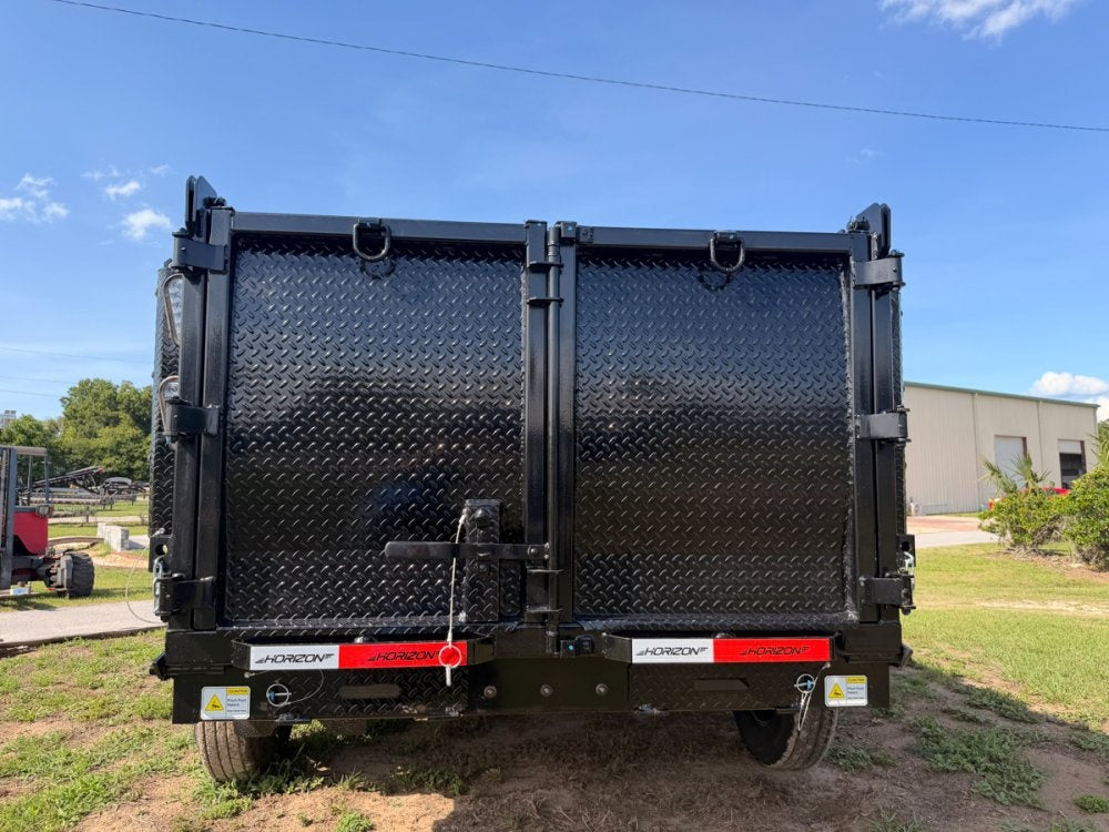 10' Horizon HZ5 Bumper Pull Dump Trailer 36" Side Walls - (2) 3.5K Axles - Bumper Pull Dump - TrailerSwap