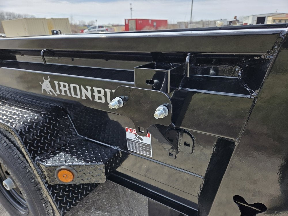 10' x 60" Iron Bull DTB Bumper Pull Dump Trailer 18" Side Walls - (2) 5200 lb Axles - Bumper Pull Dump - Dump Trailers - TrailerSwap