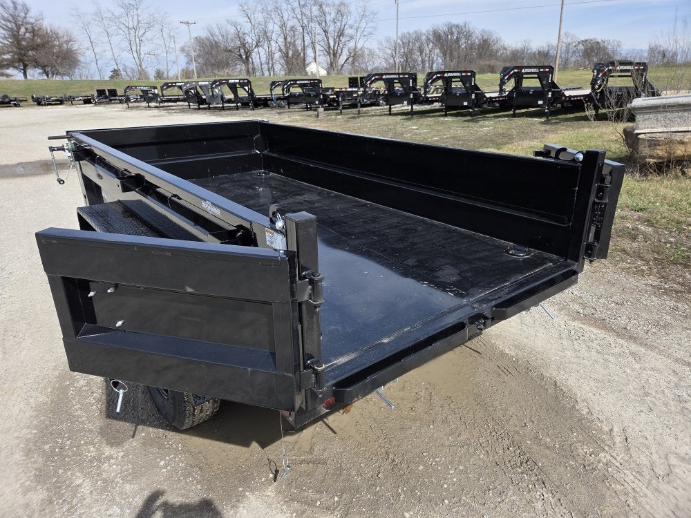 10' x 60" Iron Bull DTB Bumper Pull Dump Trailer 18" Side Walls - (2) 5200 lb Axles - Bumper Pull Dump - Dump Trailers - TrailerSwap