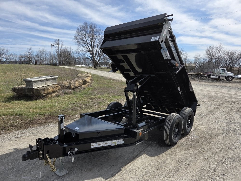 10' x 60" Iron Bull DTB Bumper Pull Dump Trailer 18" Side Walls - (2) 5200 lb Axles - Bumper Pull Dump - Dump Trailers - TrailerSwap