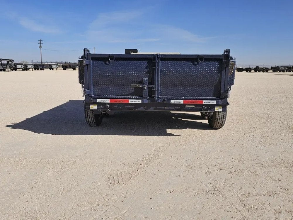 12' Horizon HZ6 Bumper Pull Dump Trailer 24" Side Walls - (2) 5.2K Axles - Bumper Pull Dump - TrailerSwap