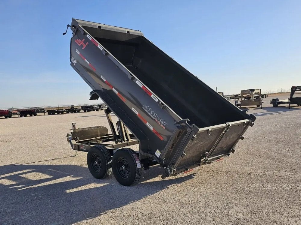 12' Horizon HZ6 Bumper Pull Dump Trailer 36" Side Walls - (2) 5.2K Axles - Bumper Pull Dump - TrailerSwap