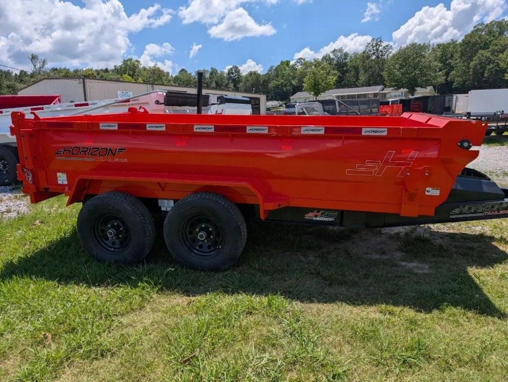 12'x77" Horizon HZ6 Bumper Pull Dump - Bumper Pull Dump - TrailerSwap