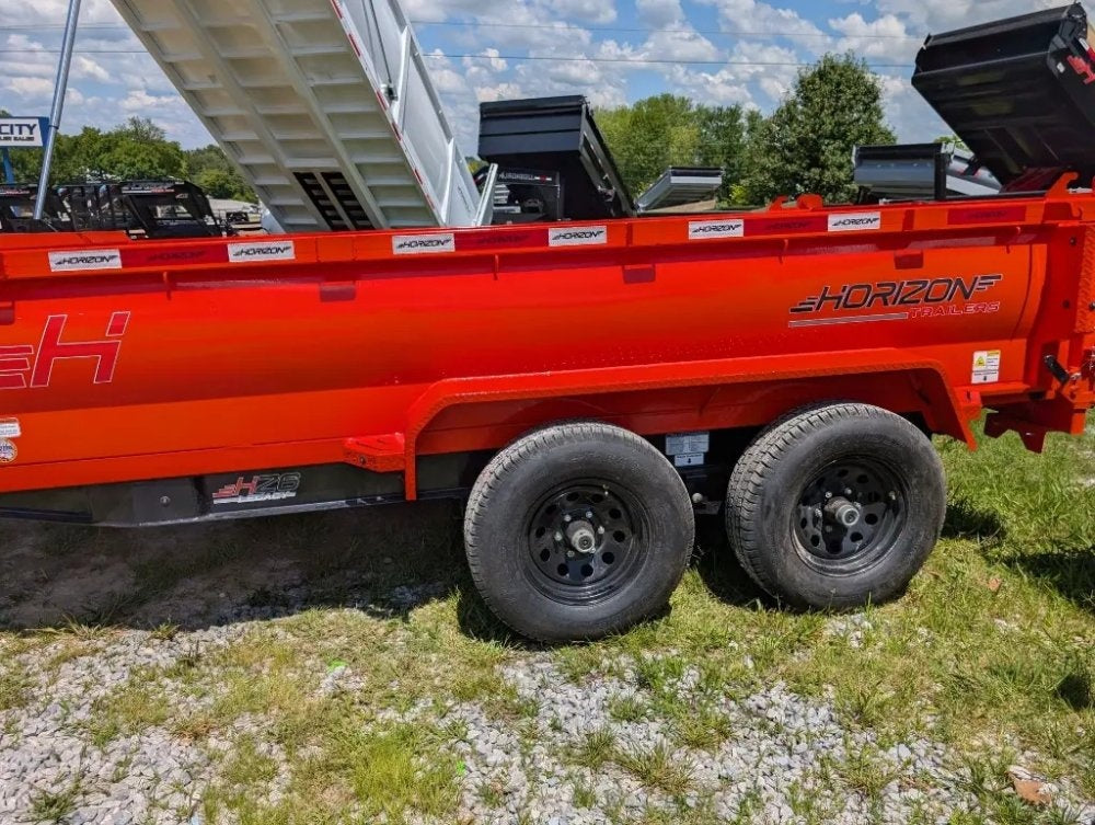 12'x77" Horizon HZ6 Bumper Pull Dump - Bumper Pull Dump - TrailerSwap