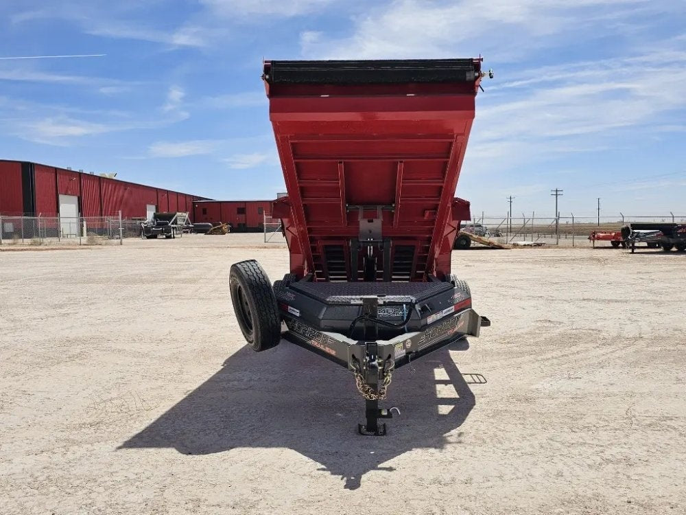 14' Horizon HZ7 Bumper Pull Dump Trailer 24" Side Walls - (2) 7K Axles - Bumper Pull Dump - TrailerSwap