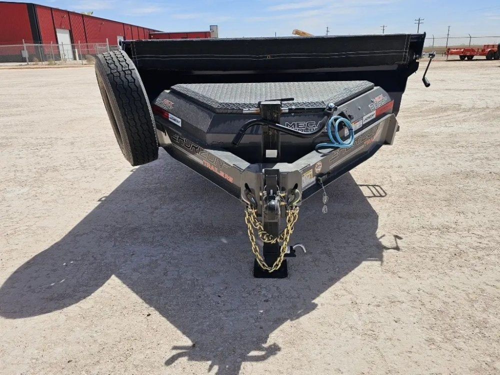 14' Horizon HZ7 Bumper Pull Dump Trailer 24" Side Walls - (2) 7K Axles - Bumper Pull Dump - TrailerSwap