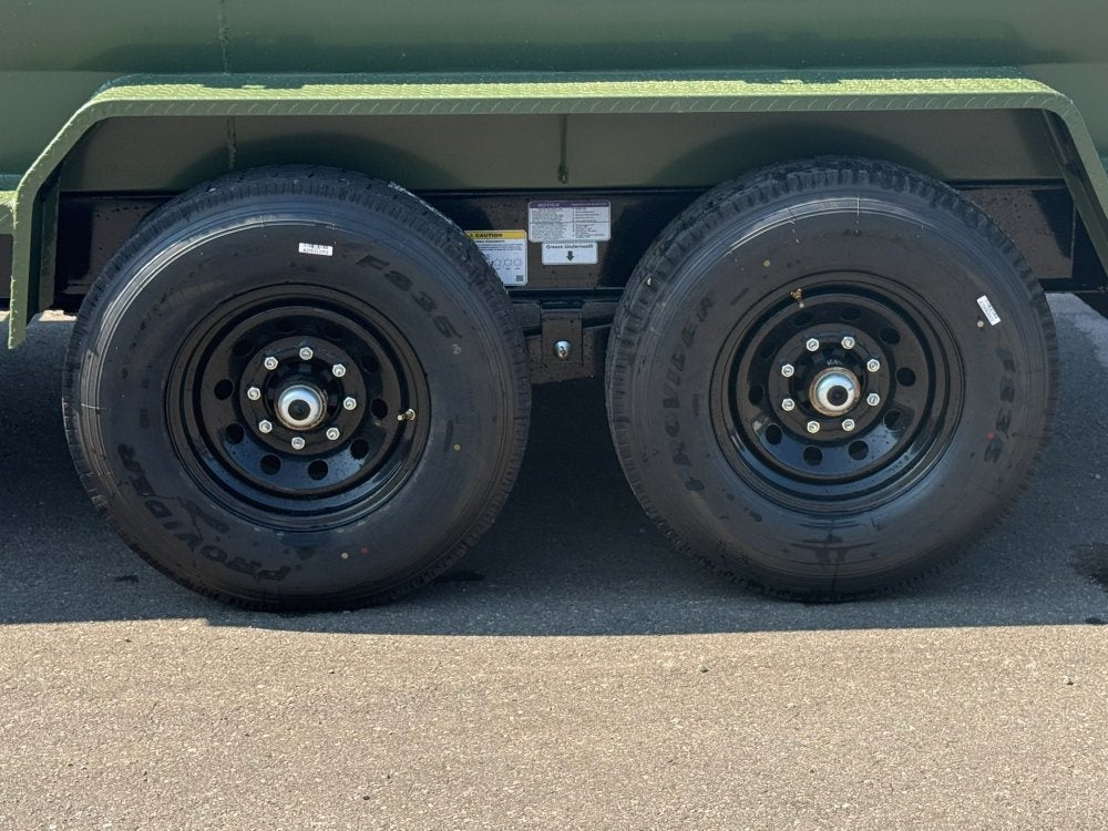 14' Horizon LZ7 Dump Trailer 24" Walls - 7k Axles - Telescopic Lift - 14K GWVR - Bumper Pull Dump - Dump Trailers - TrailerSwap