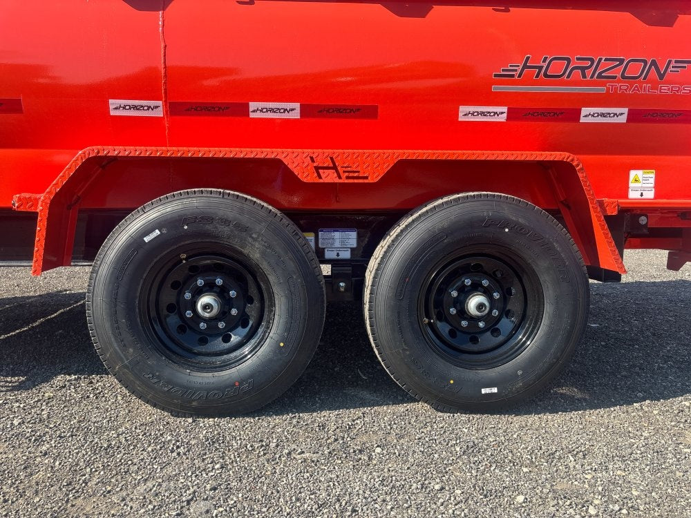 14' HZ7 Dump 36" Sides - 7K Axles - 620 Scissor - Bumper Pull Dump - Dump Trailers - TrailerSwap