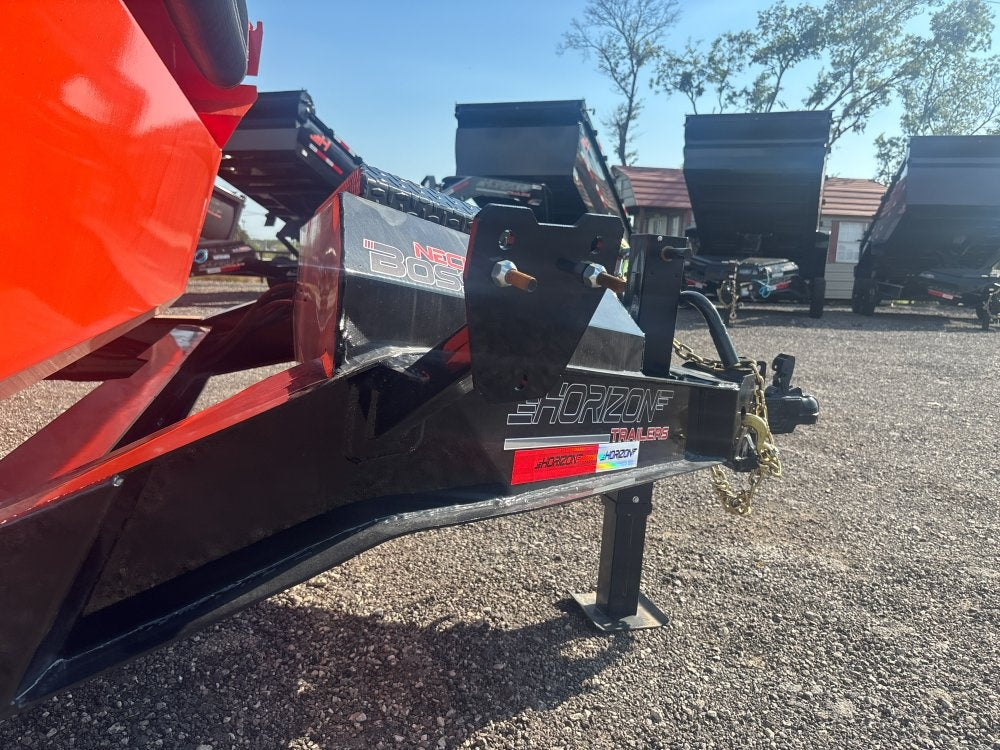 14' HZ7 Dump 36" Sides - 7K Axles - 620 Scissor - Bumper Pull Dump - Dump Trailers - TrailerSwap