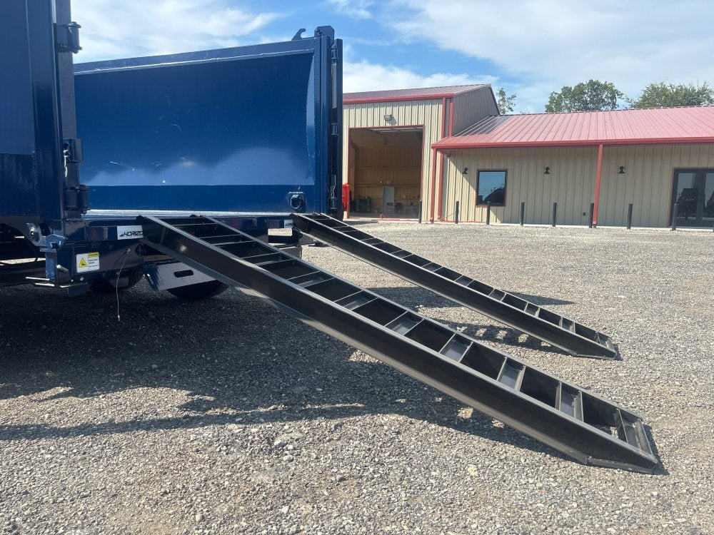 14' HZ7 Dump 48" Sides - 7K Axles - 620 Scissor - Bumper Pull Dump - Dump Trailers - TrailerSwap