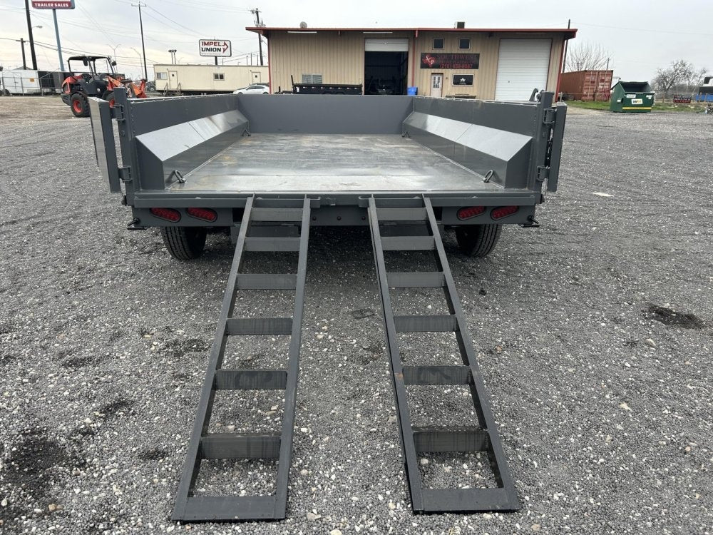 14' Stryker EDT Bumper Pull Dump Trailer 20" Side Walls - (2) 7k Axles - Bumper Pull Dump - Dump Trailers - TrailerSwap