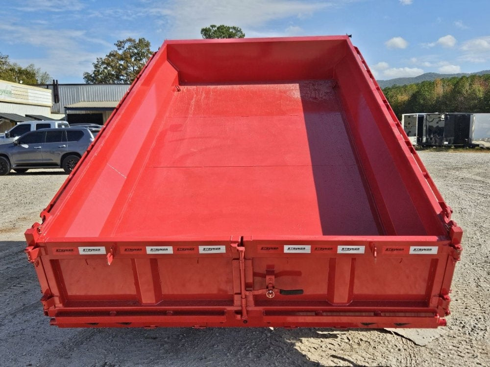 14' Stryker EDT Bumper Pull Dump Trailer 20" Side Walls - (2) 7k Axles - Bumper Pull Dump - Dump Trailers - TrailerSwap