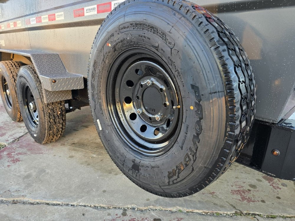 14' Stryker SDT Bumper Pull Dump Trailer 36" Side Walls - (2) 7k Axles - Bumper Pull Dump - Dump Trailers - TrailerSwap